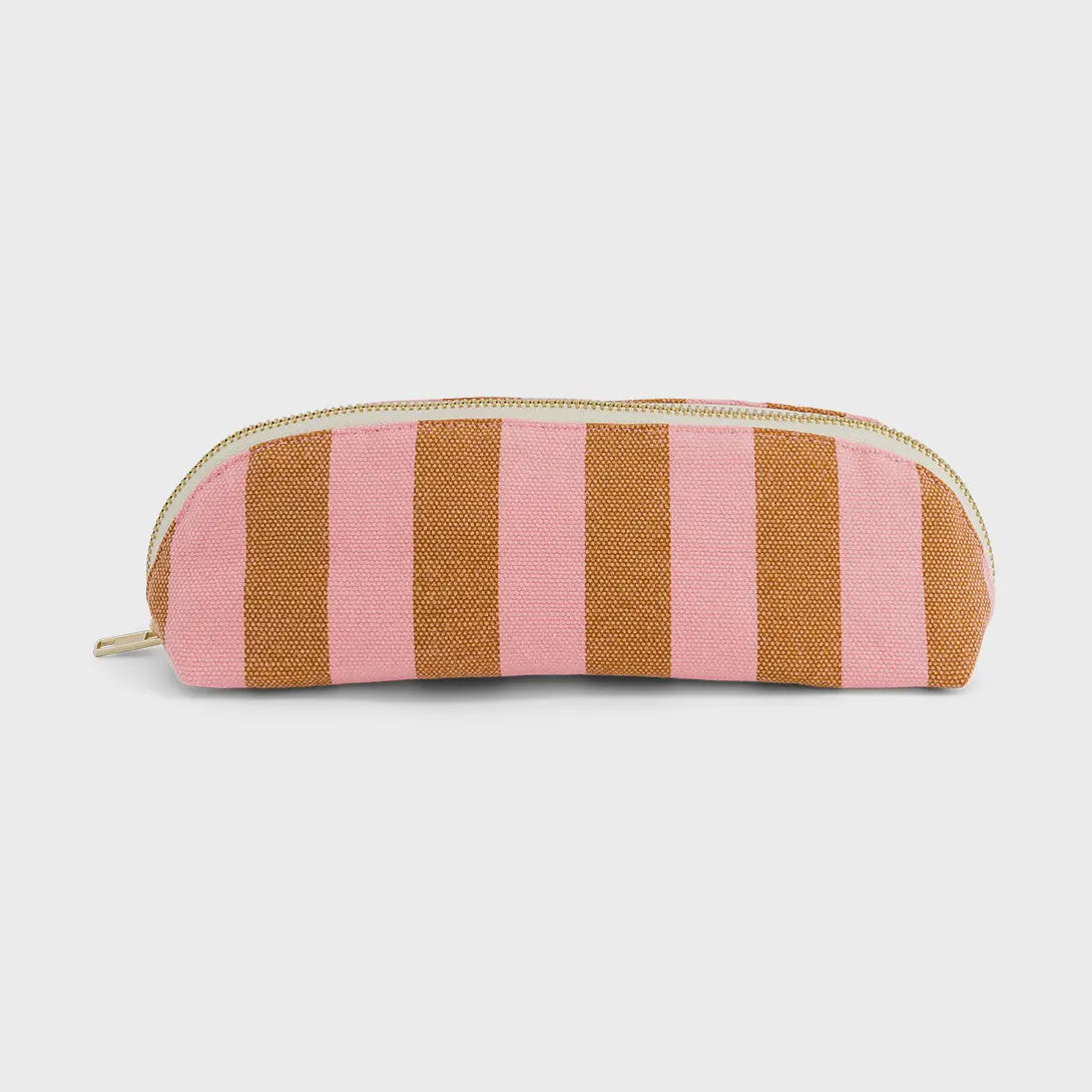 Pennenzak Gaston Stripes-starwberry/caramel