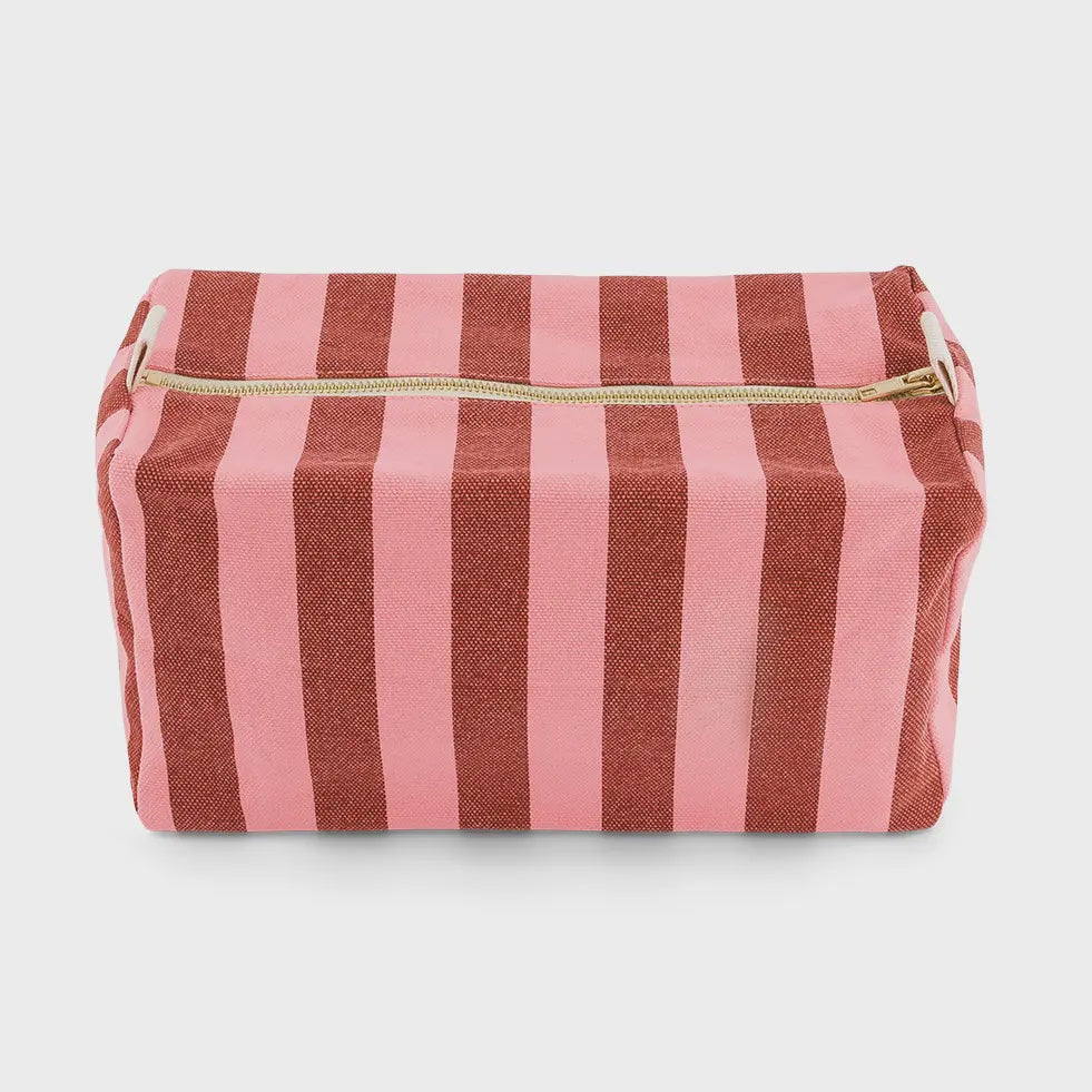 Toilettas Vic Stripes-brick/pink