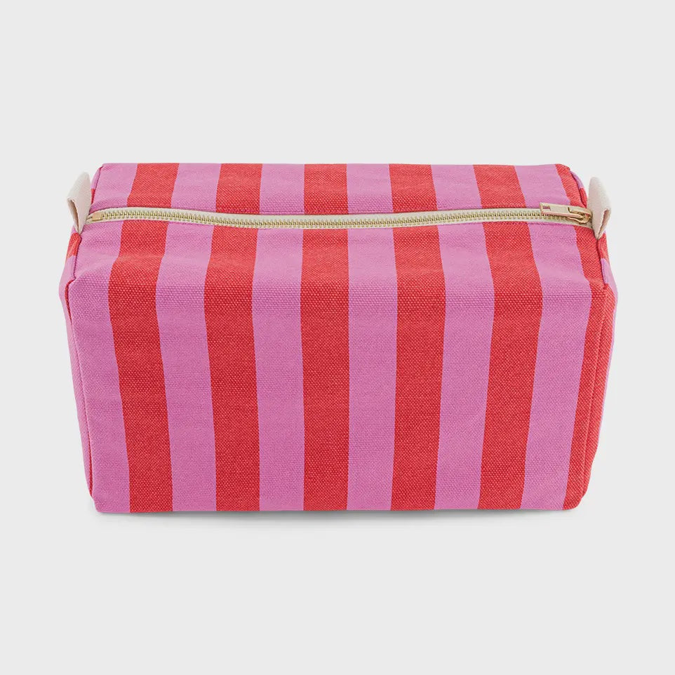 Toilettas Vic Stripes-orchid/tomato