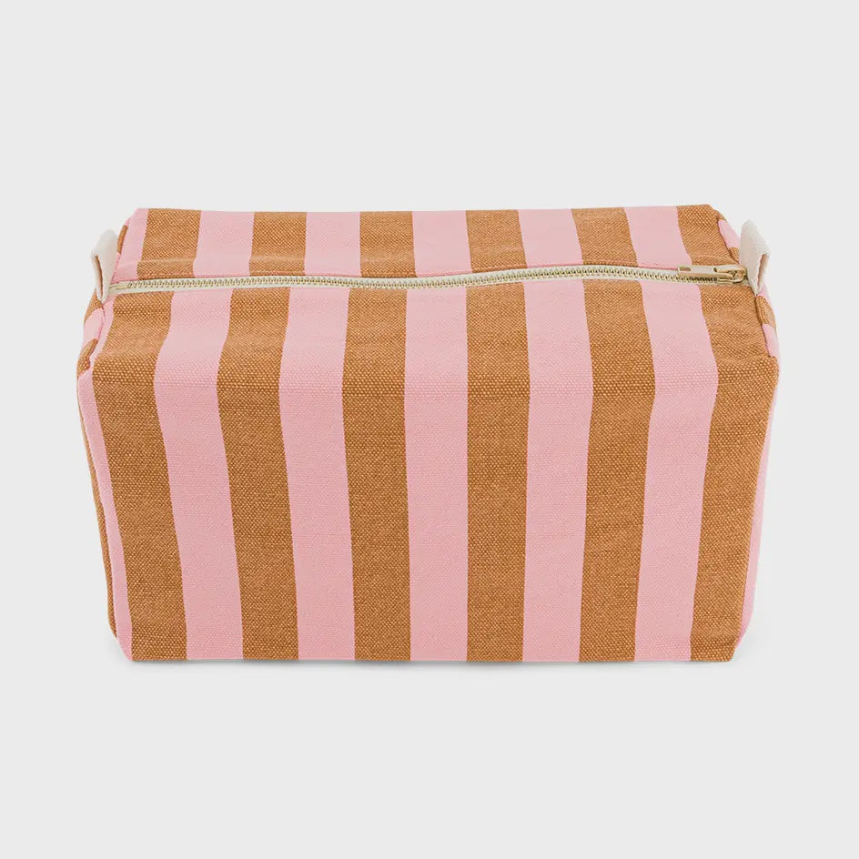 Toilettas Vic Stripes-strawberry/caramel