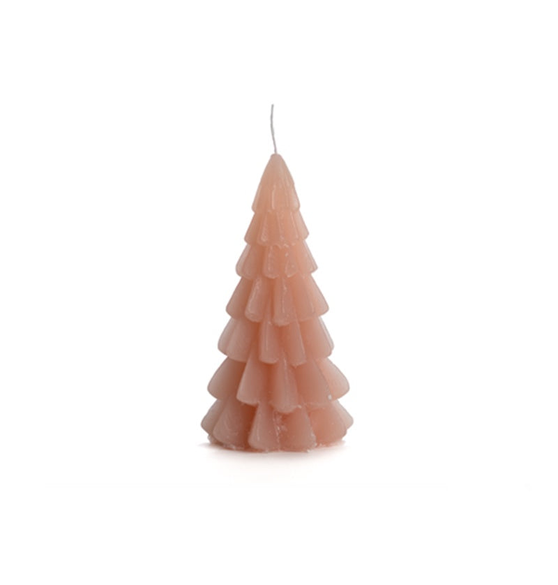 Xmas Tree Candle 6x12cm-cherry blossom