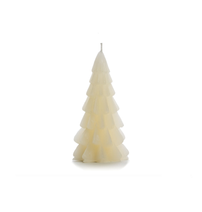 Xmas Tree Candle 6x12cm-vanilla