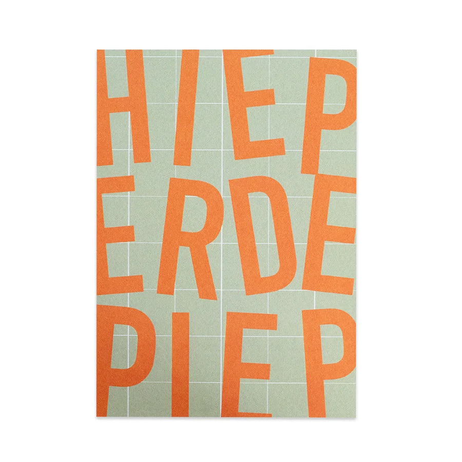 Wenskaart-Hieper de piep