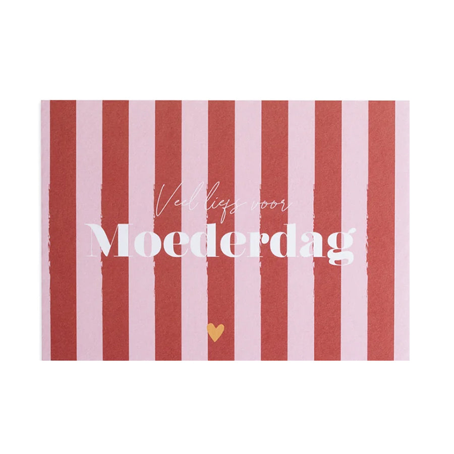 Wenskaart-Veel liefs voor moederdag