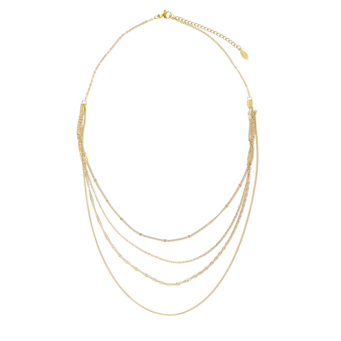 Ketting Abida Multi Chain-gold