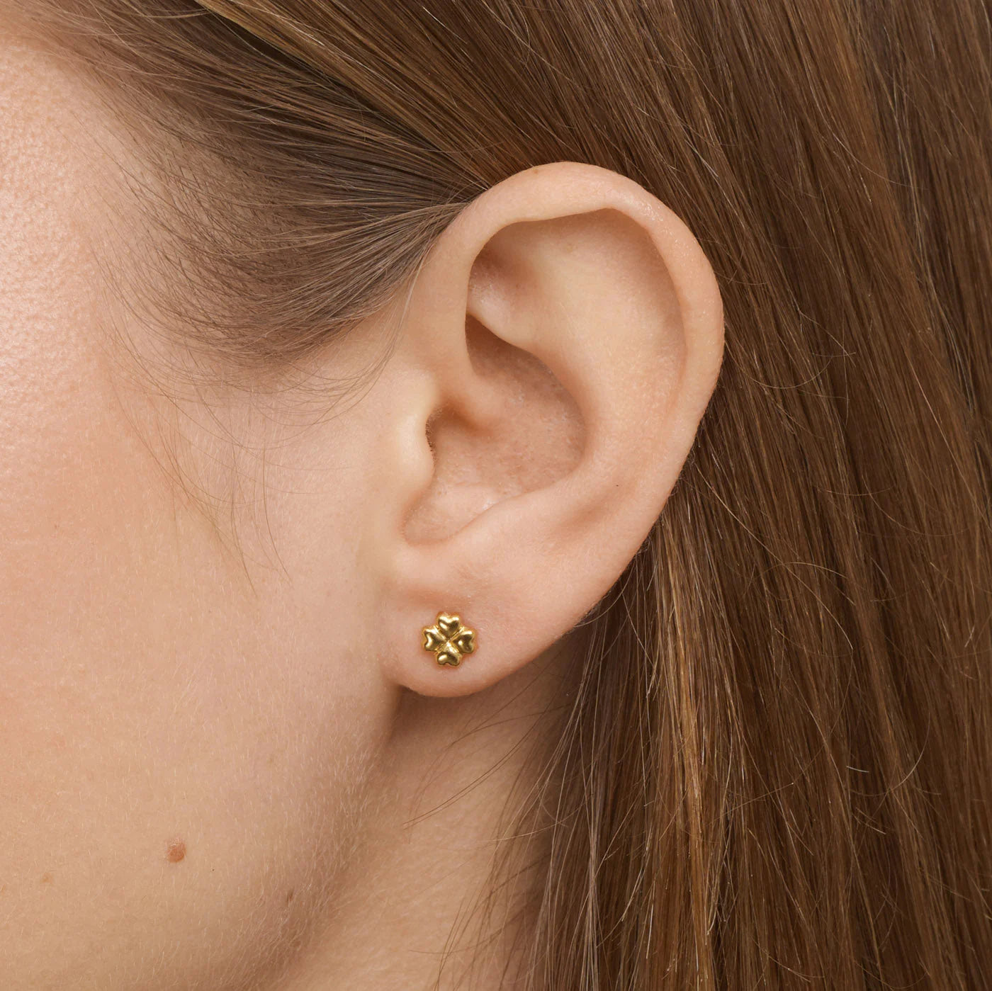 Oorbellen Studs Alexa Clover Mini-gold