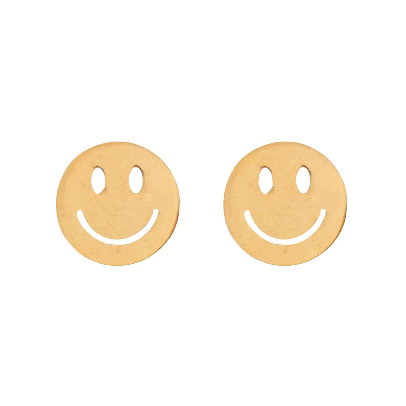 Oorbellen Studs Dixie Smiley Face-gold