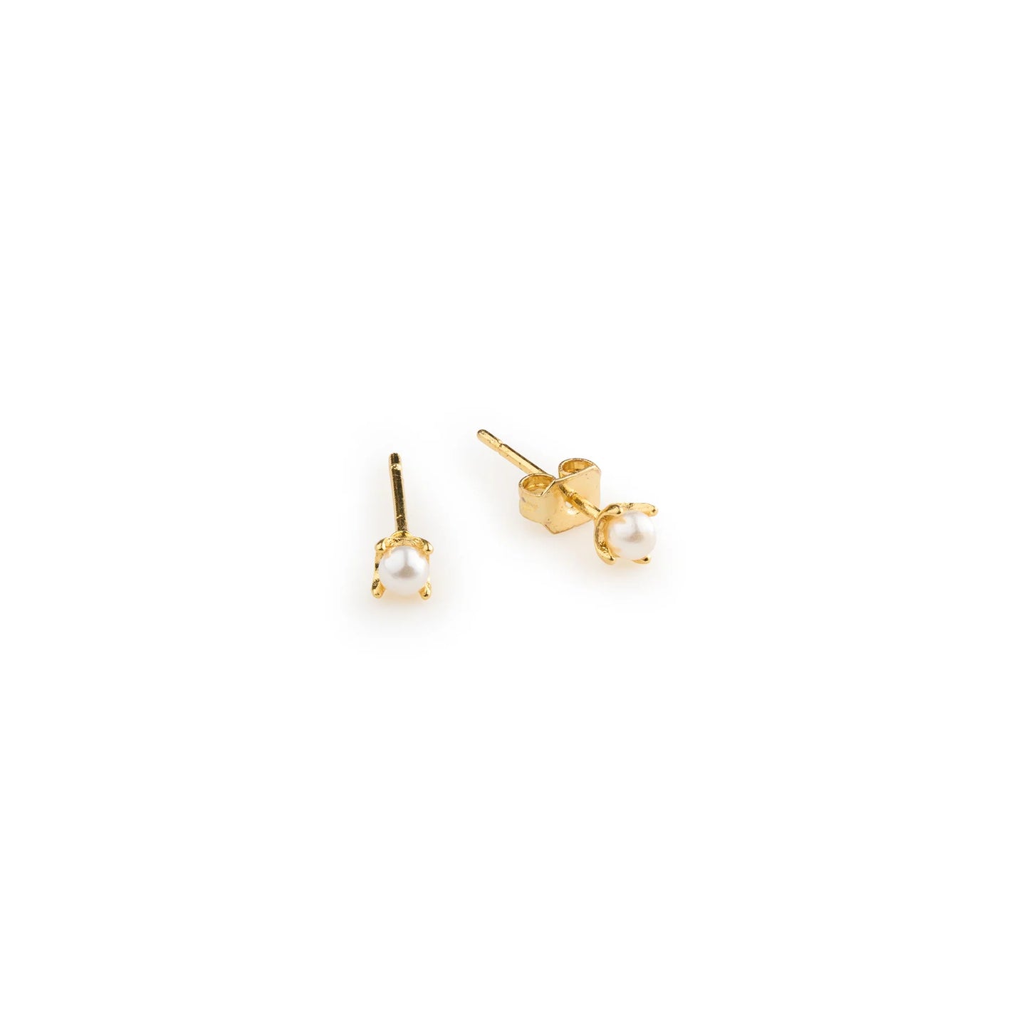 Oorbellen Studs Essie Mini Pearl-gold