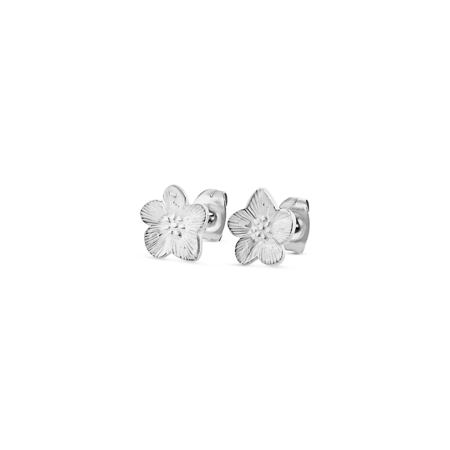 Oorbellen Studs Sadia Flower-silver