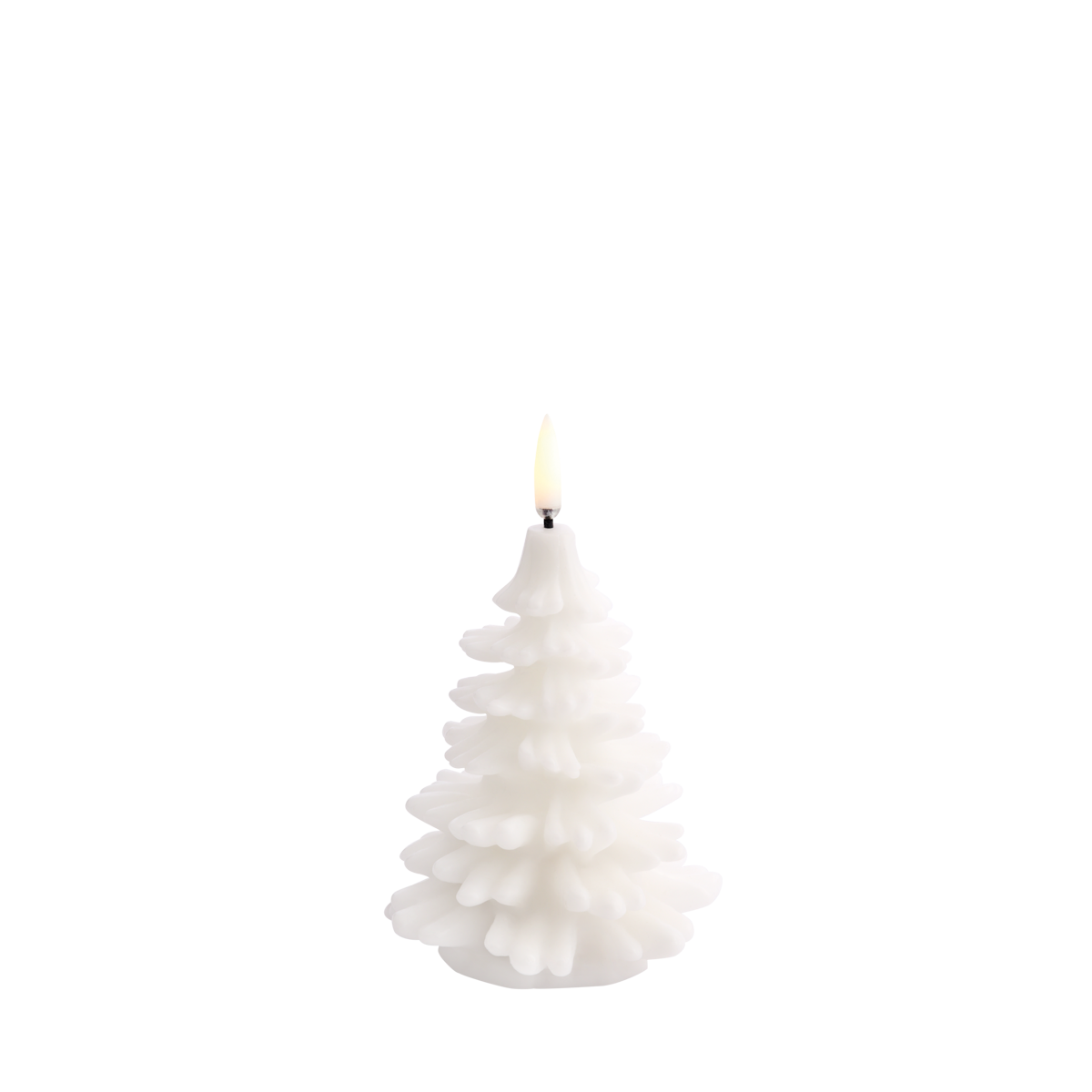 LED Kerstboomkaars Smooth 9x12cm-nordic white