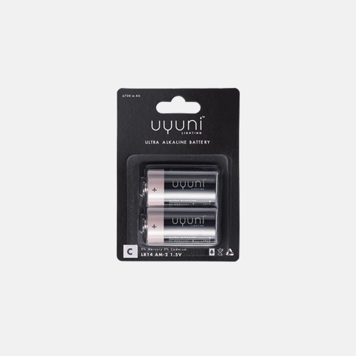 C Batterij 6700mAh 2-pack