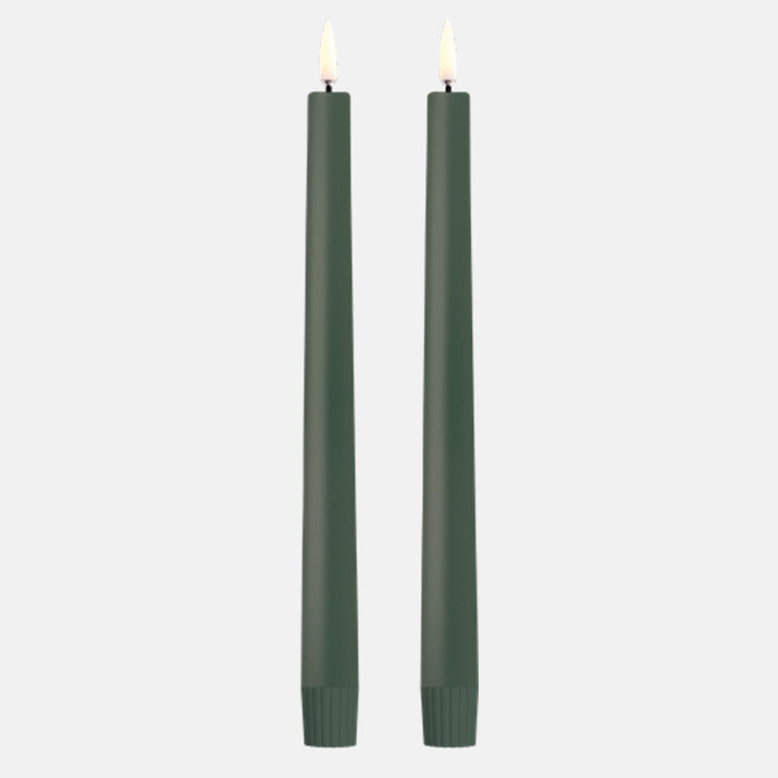 LED Dinerkaars Smooth 2-pack 2,3x25cm-olive green