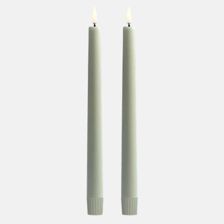LED Dinerkaars Smooth 2-pack 2,3x25cm-sage green
