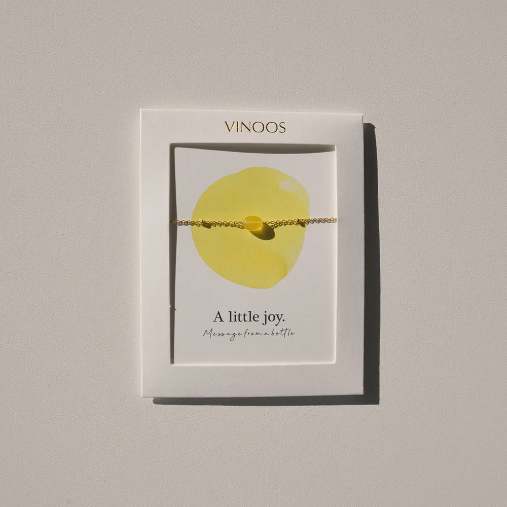 Armband Fine 'A little joy'-yellow (limoncello spritz)