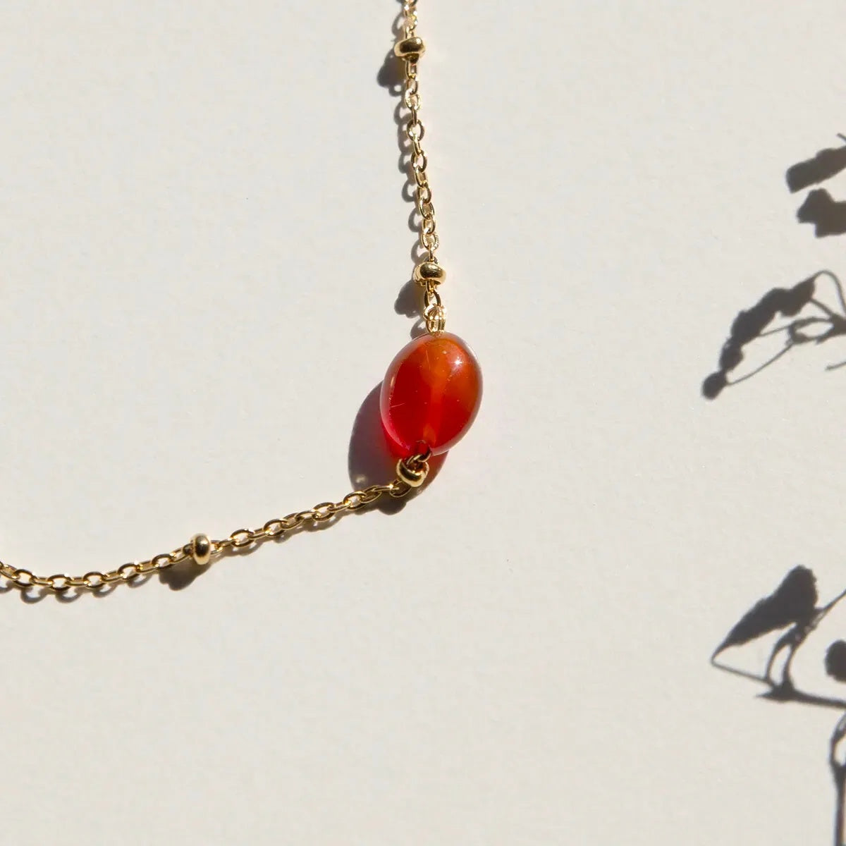 Armband Fine 'Inspire'-red (red wine)