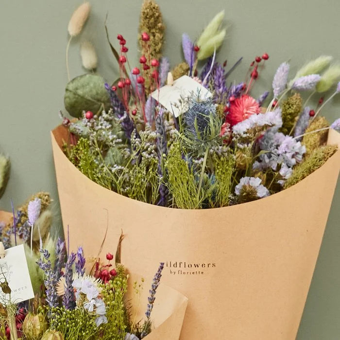 Boeket Droogbloemen Field Bouquet Small-purple dusk