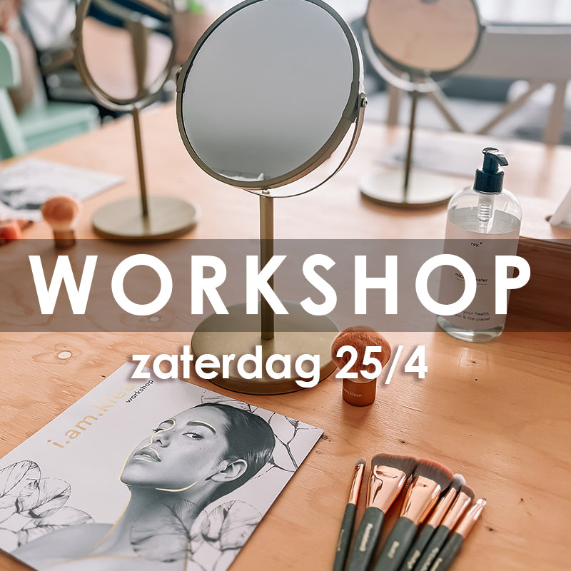 Workshop i.am.klean 25/4 om 10u