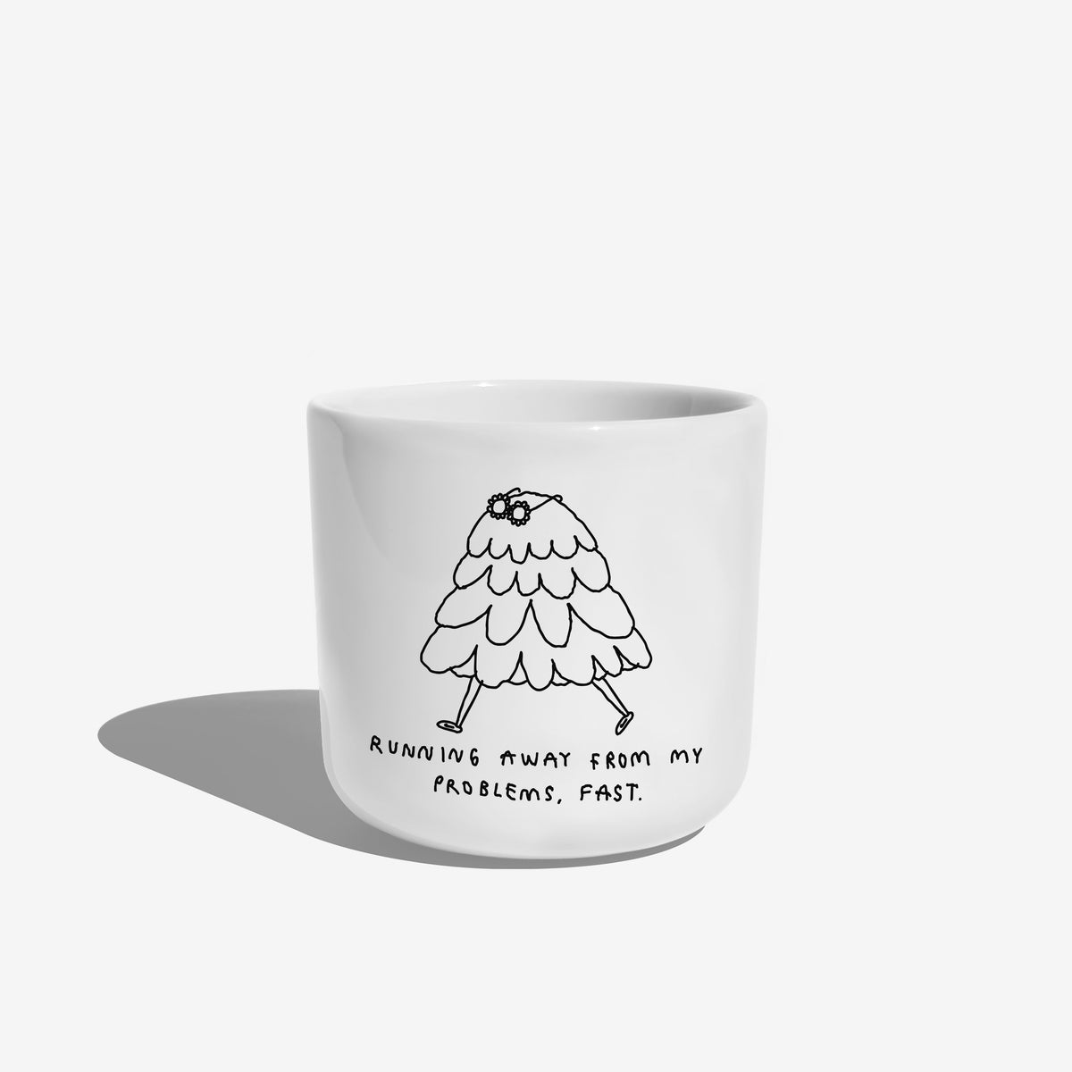 Yahya Cup 'Running away, fast'-250ml