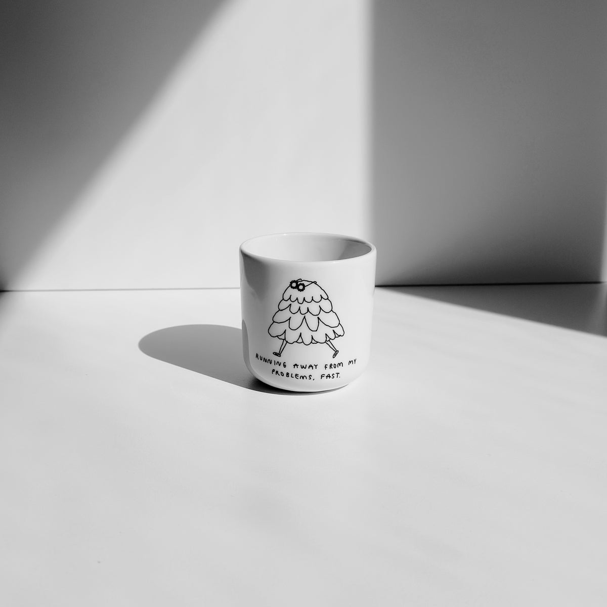 Yahya Cup 'Running away, fast'-250ml