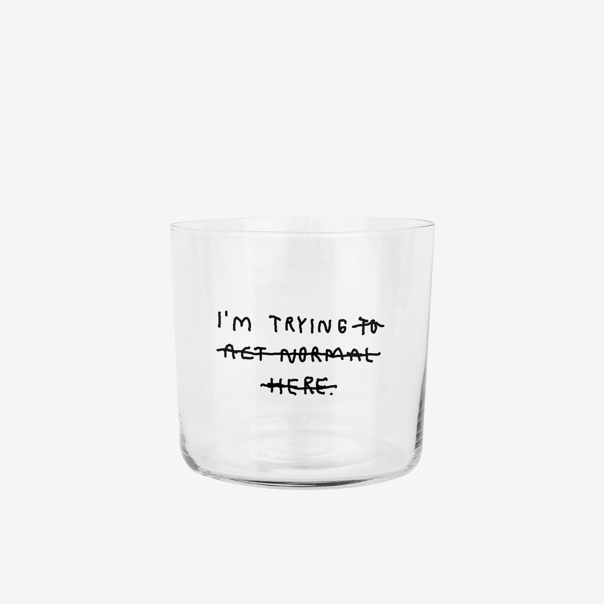 Yahya Glas Medium 'I'm trying to act normal here'-350ml