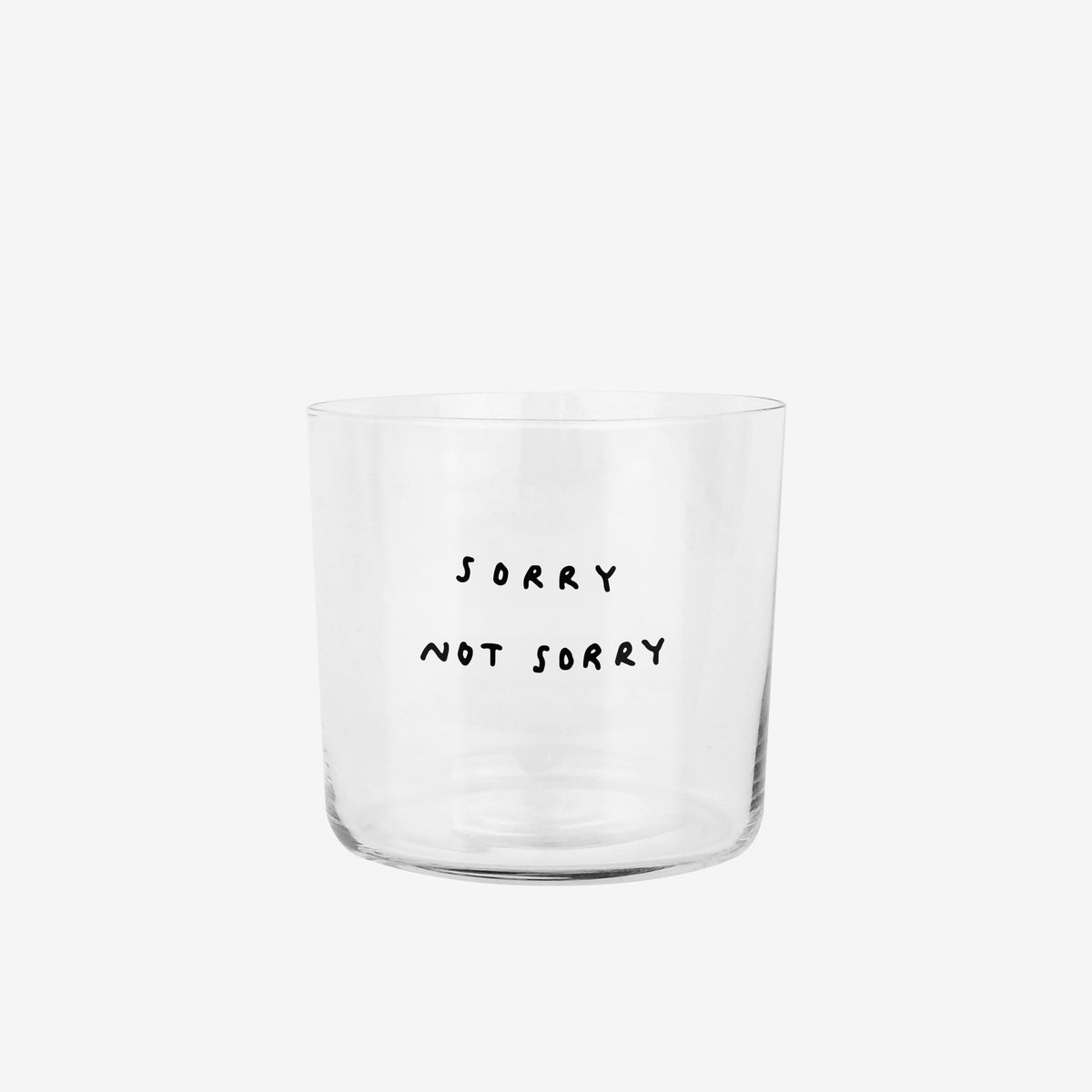 Yahya Glas Medium 'Sorry Not Sorry'-350ml