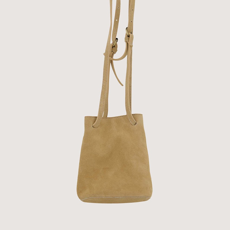Handtasje Suede-beige
