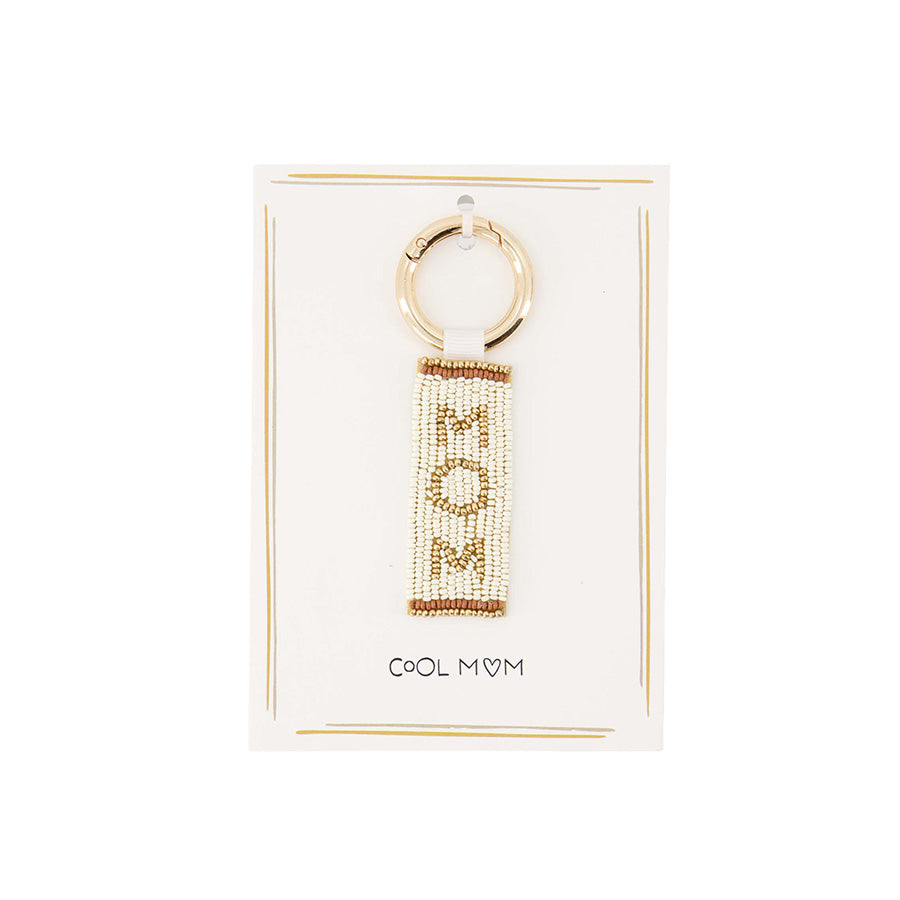 Sleutelhanger op kaart 'Cool mom'-multicolor