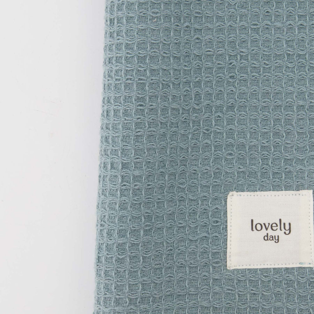 Badhanddoek 'Lovely Day'-grijsblauw