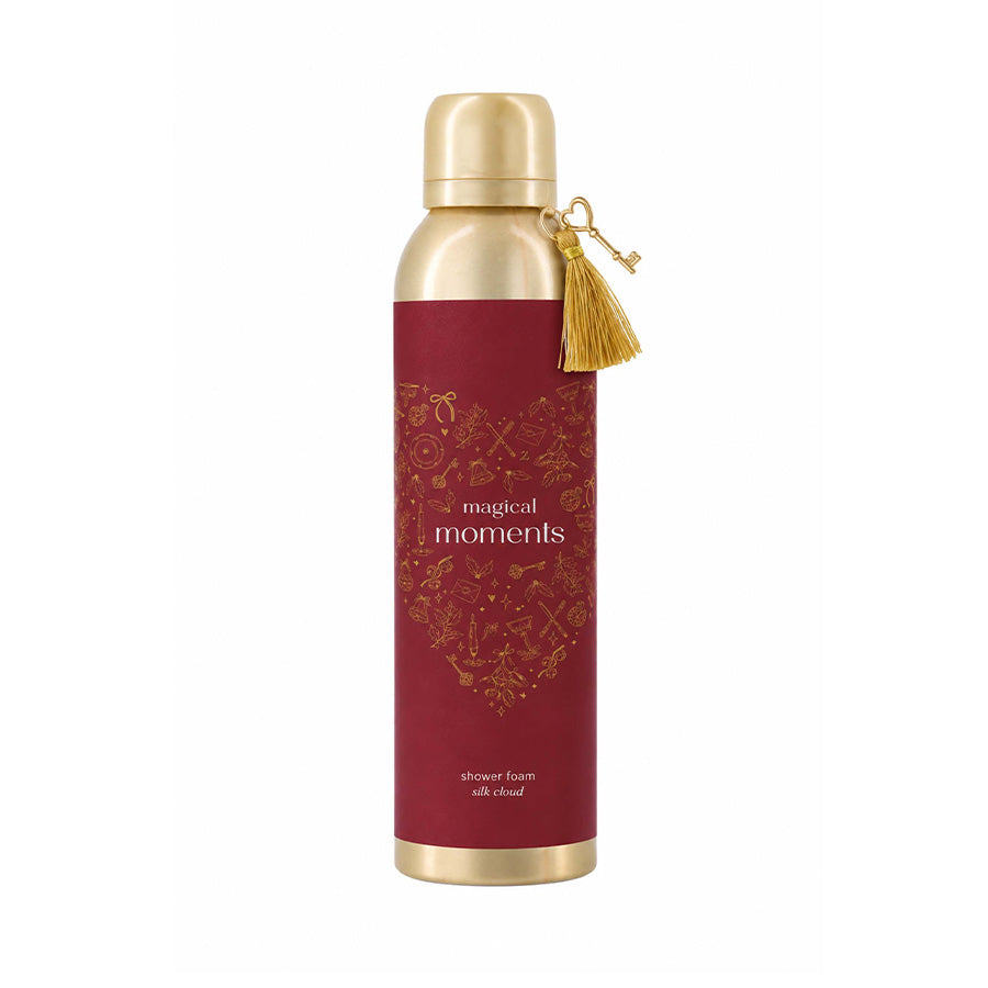 Doucheschuim 'Magical moments'-rood/goud