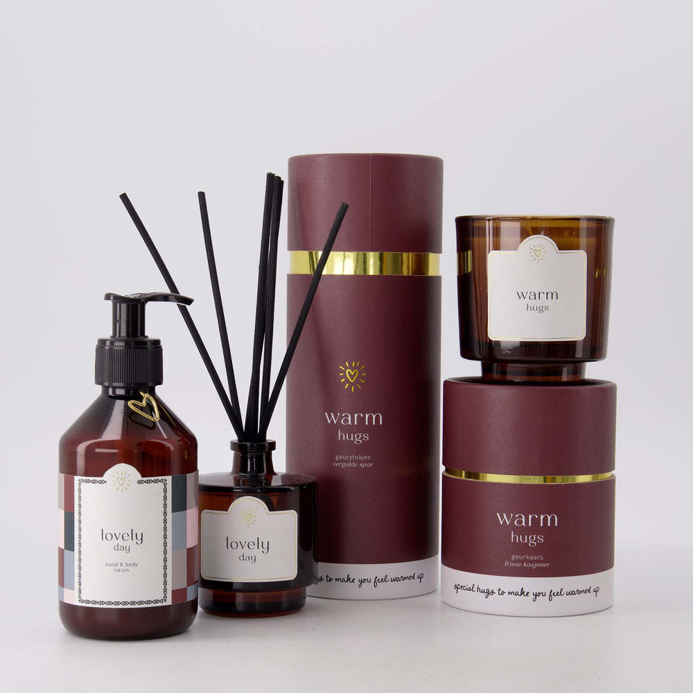 Doucheschuim 'Warm Hugs'-donkerrood