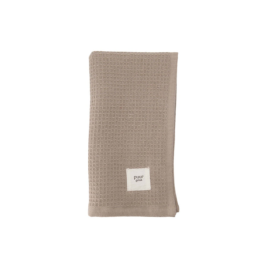 Gastendoekje 'Puur Geluk'-zand