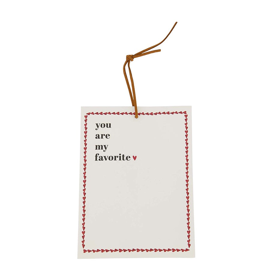 Geurzakje 'Favorite'-wit/rood