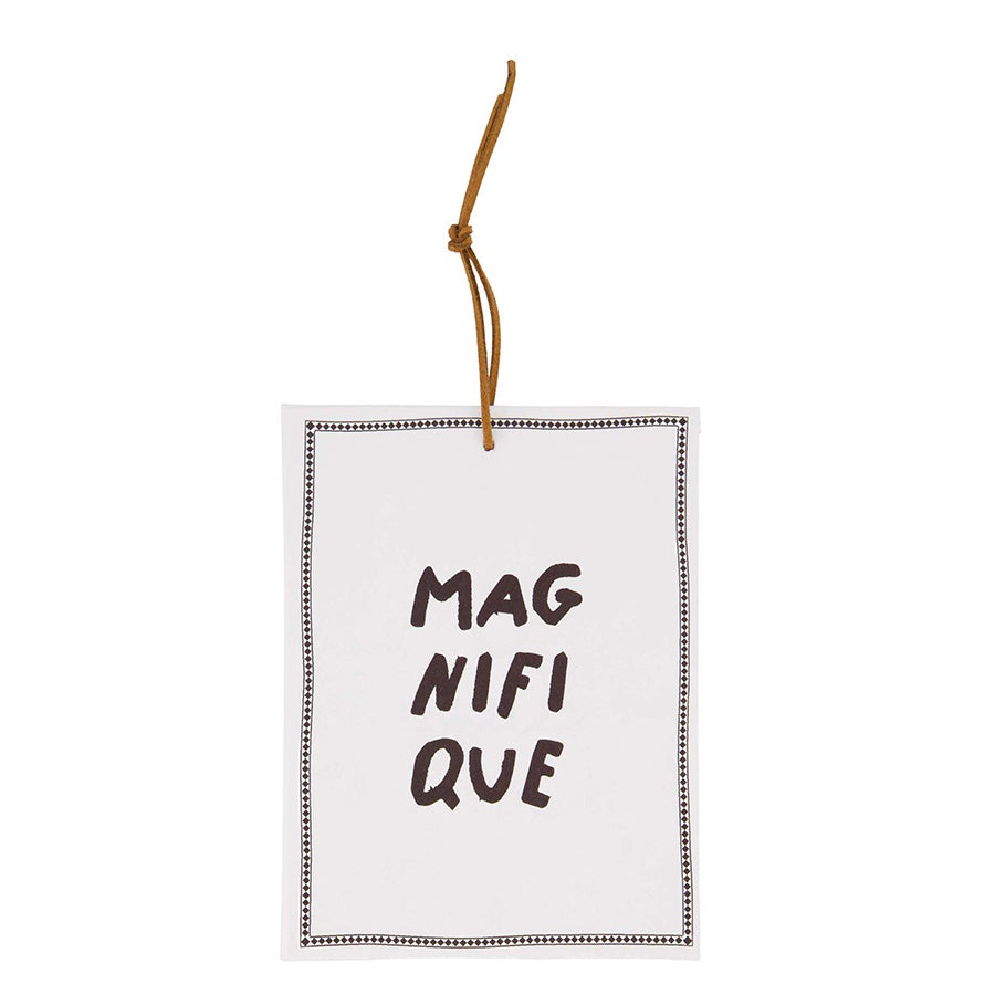 Geurzakje 'Magnifique'-wit/antracietgrijs