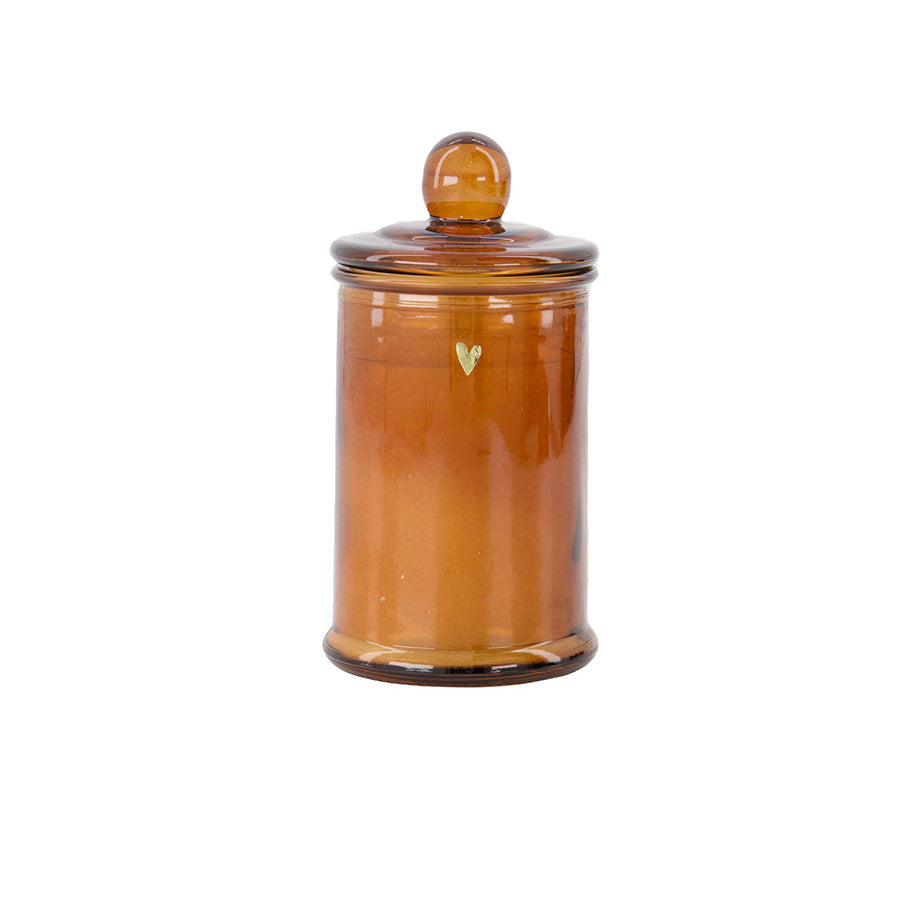 Geurkaars Glas met Deksel Hartje-camel