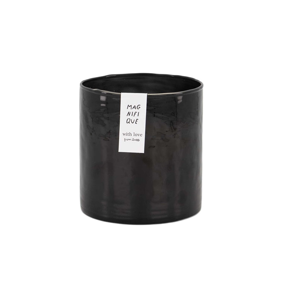 Geurkaars Hammered Glas-antracietgrijs