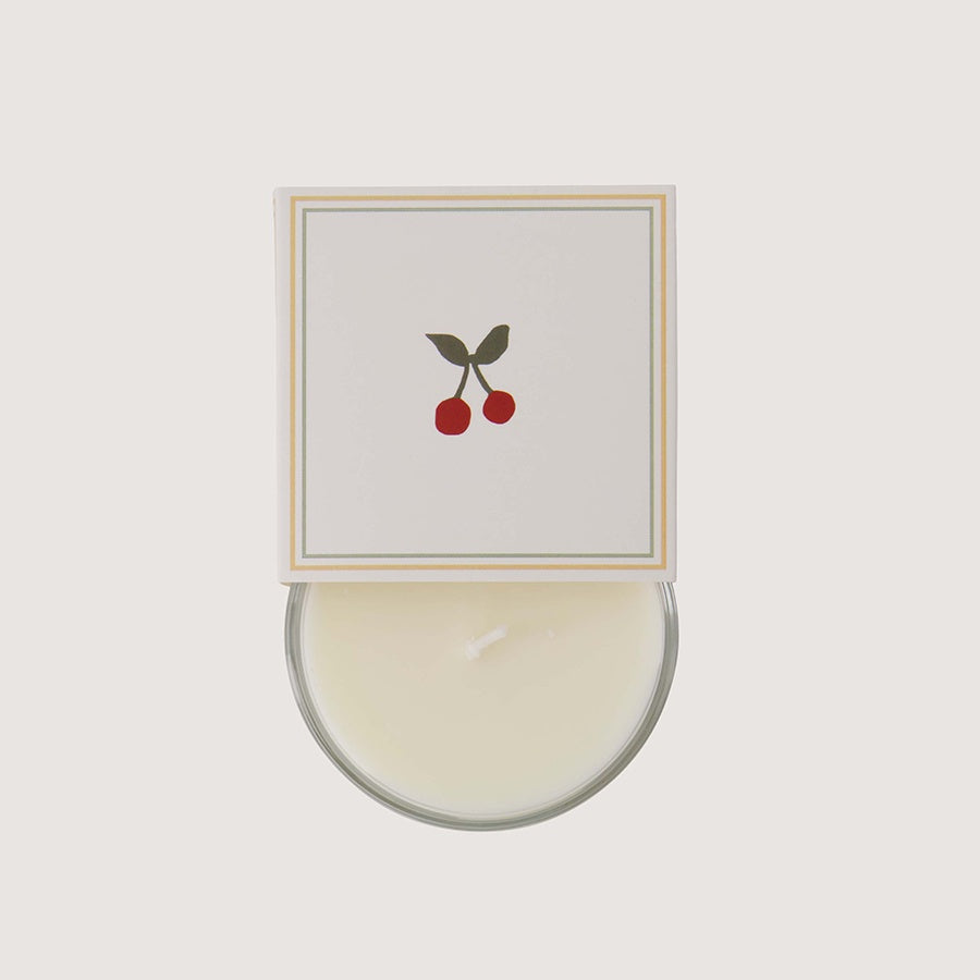 Geurkaars in wikkel 'Pluk de dag en geniet'-wit