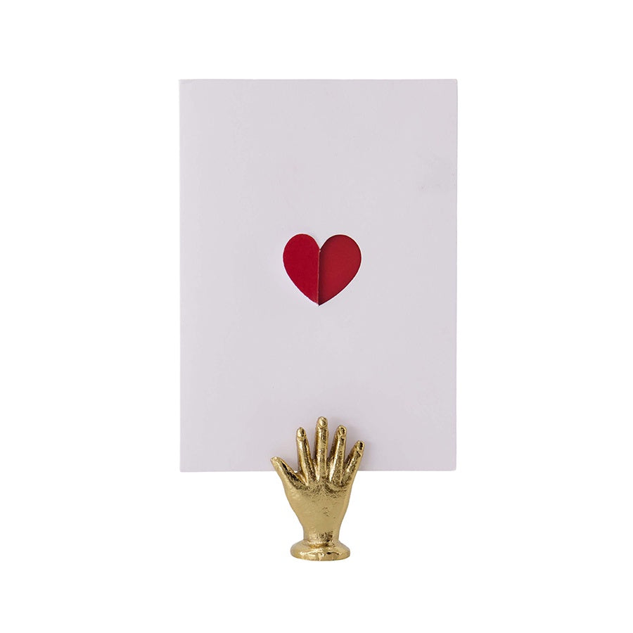 Kaartenstandaard Hand Magneet-goud