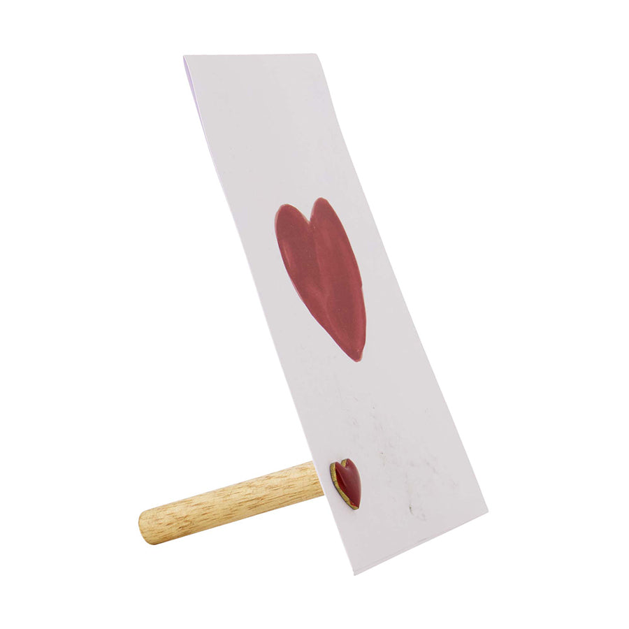 Kaartenstandaard Hartje Magneet-rood