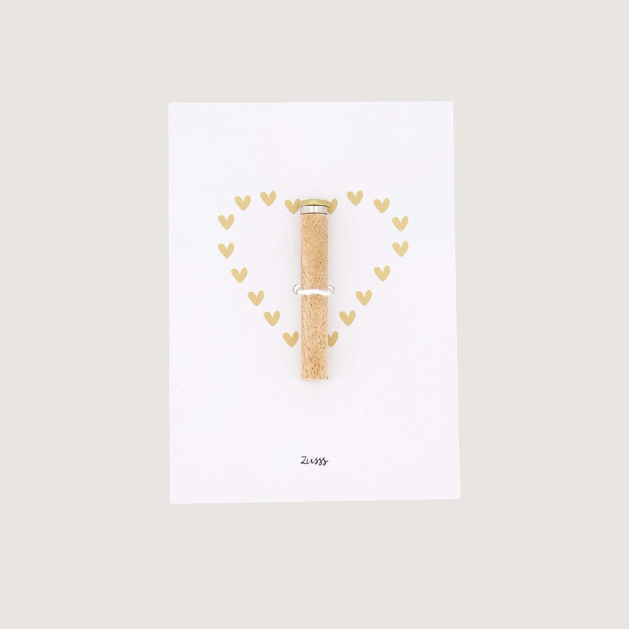 Kaartenstandaard Magneet Hartje-goud