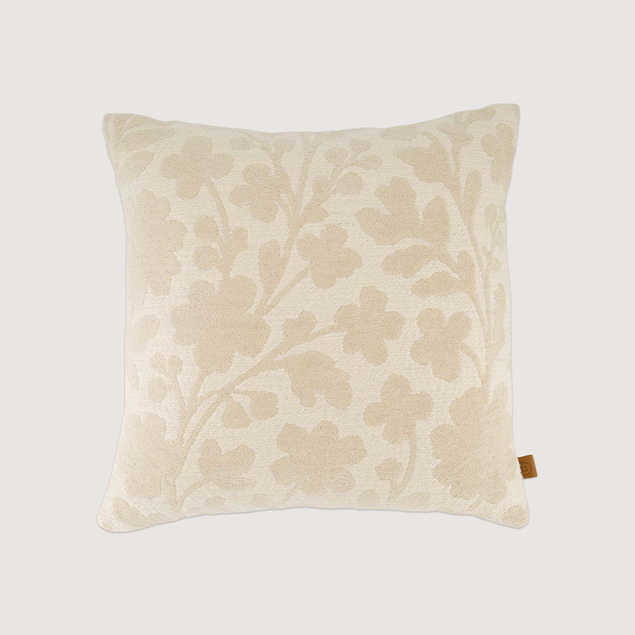 Kussen Bloemen 45x45cm-offwhite