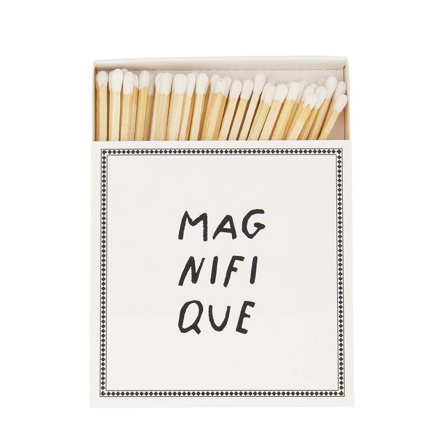 Lucifers Groot 'Magnifique'-wit/zwart