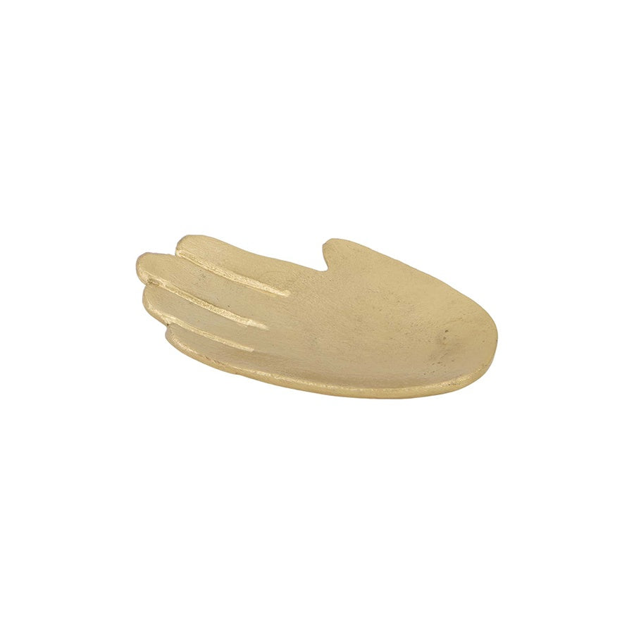 Schaaltje Hand Metaal- goud