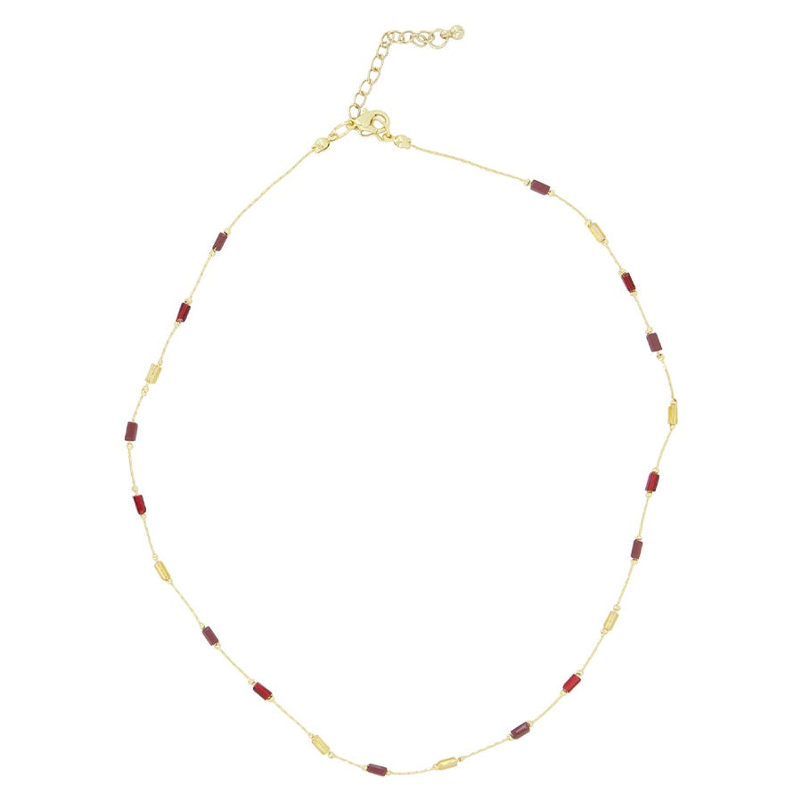 Ketting met kralen-multi