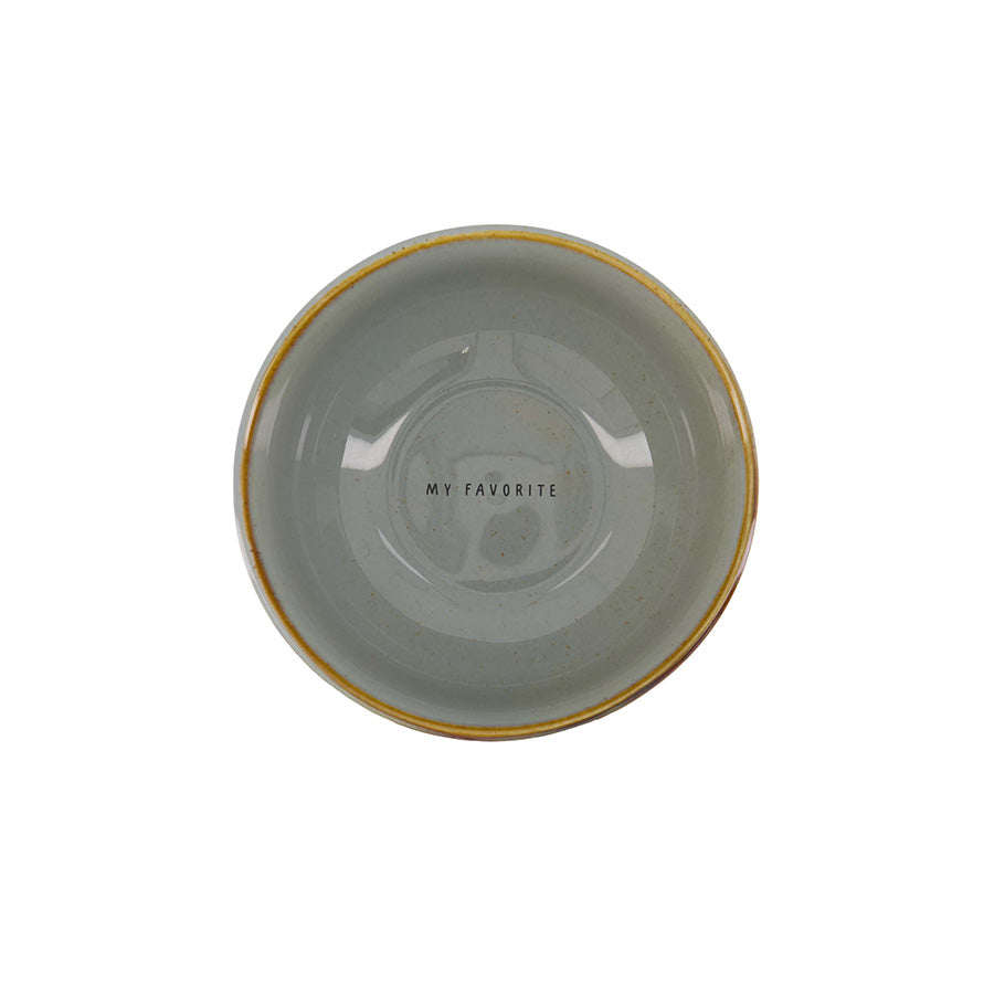 Bowl 'my favorite'-ash blue