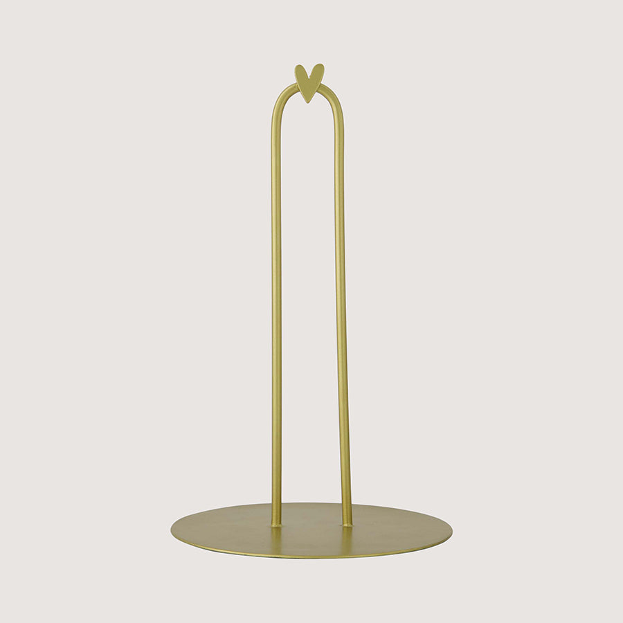 Keukenrolhouder Hartje-goud