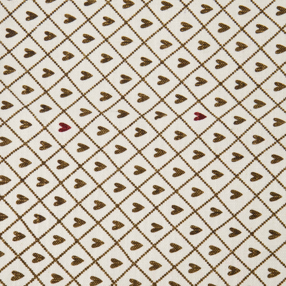 Keukenset Handdoeken Hartje-zand/port/bruin