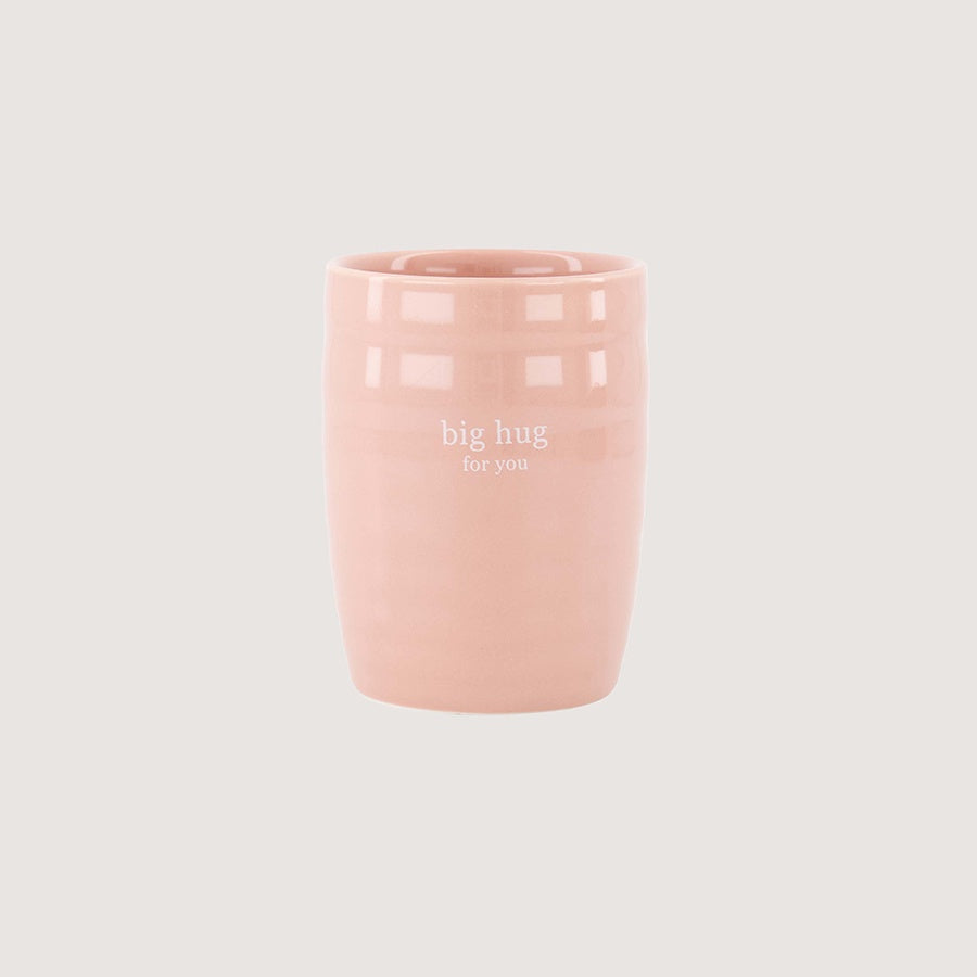 Koffiemok 'Big hug for you'-roze