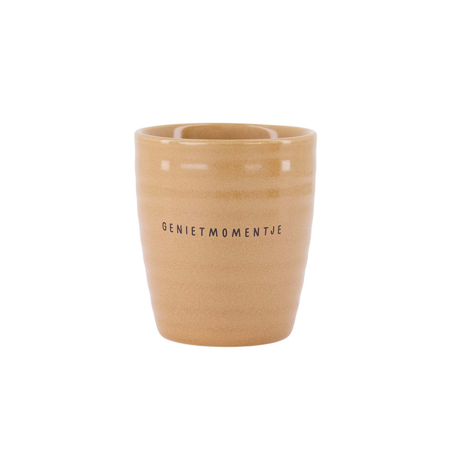 Koffiemok 'genietmomentje'-camel