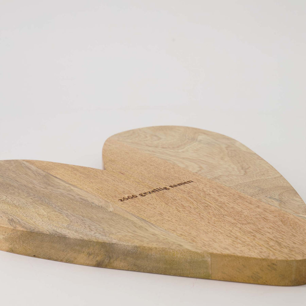 
                      
                        Serveerplank Hartvorm Hout 35x25cm-naturel
                      
                    