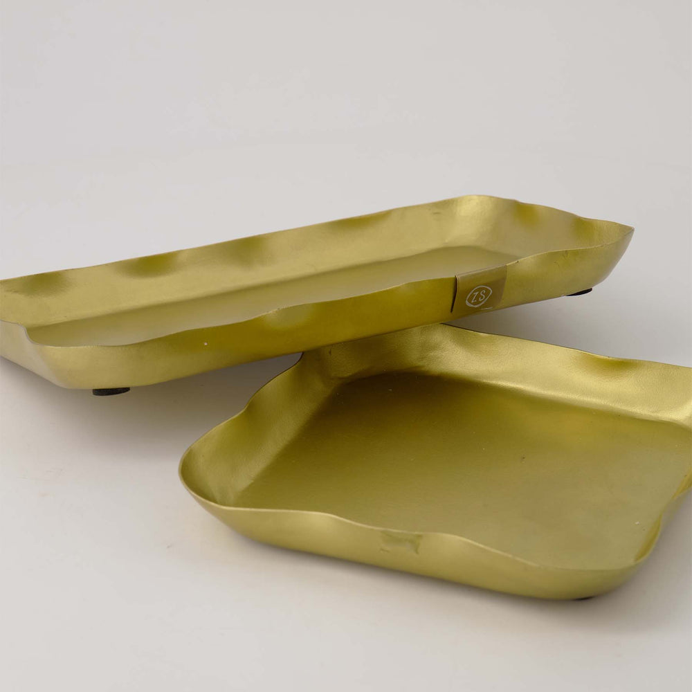 
                      
                        Servethouder Rechthoek Metaal 23x14cm-goud
                      
                    